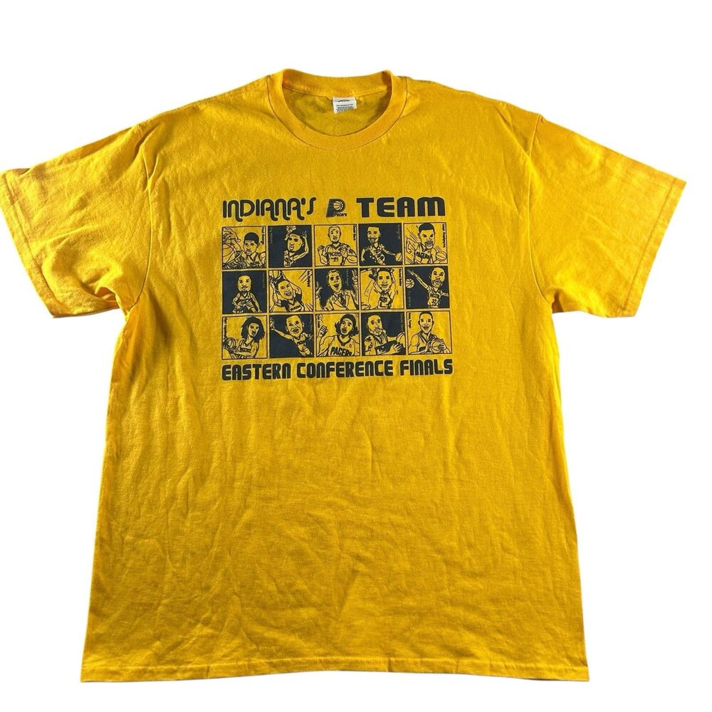 Indiana Pacers Conference Finals Graphic Shirt XL Cartoon 2014 NBA Playoffs